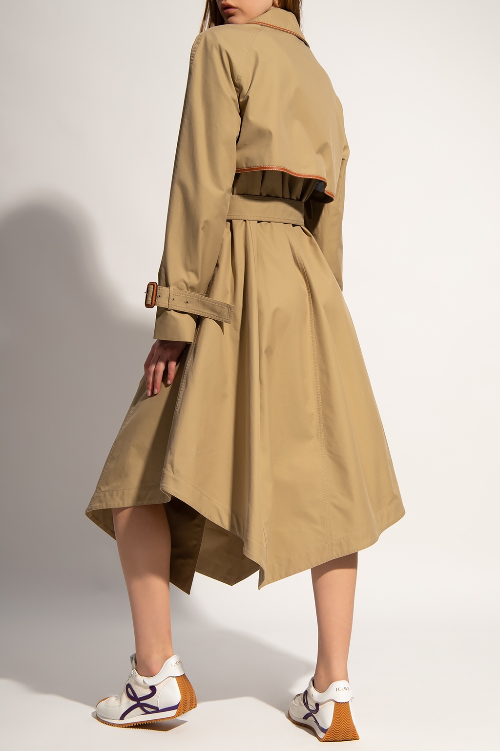 loewe louboutin Trench coat w/ contrasting trim